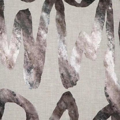 Alita Pewter Abstract Silver Large Throw Pillow Insert