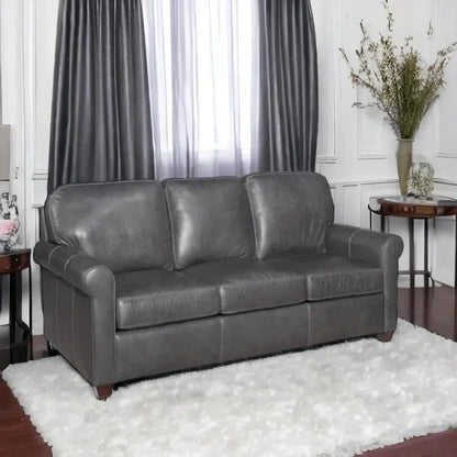 All American Cowboy Custom Made Leather Couch - America