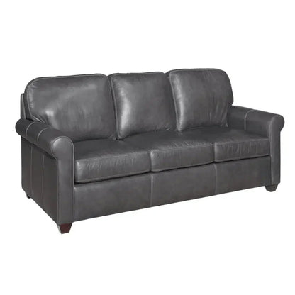 All American Cowboy Custom Made Leather Couch - America