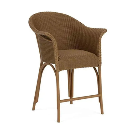 All Seasons Balcony Stool Padded Seat Wicker Outdoor