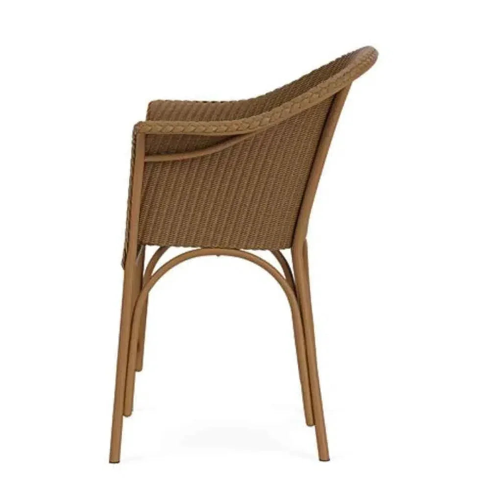 All Seasons Balcony Stool Padded Seat Wicker Outdoor