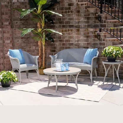 All Seasons Patio Furniture 4 Pc Settle Set