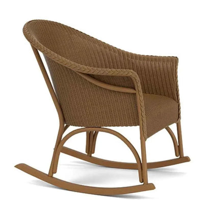 All Seasons Patio High Back Porch Rocker Padded Seat