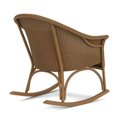 All Seasons Patio High Back Porch Rocker Padded Seat