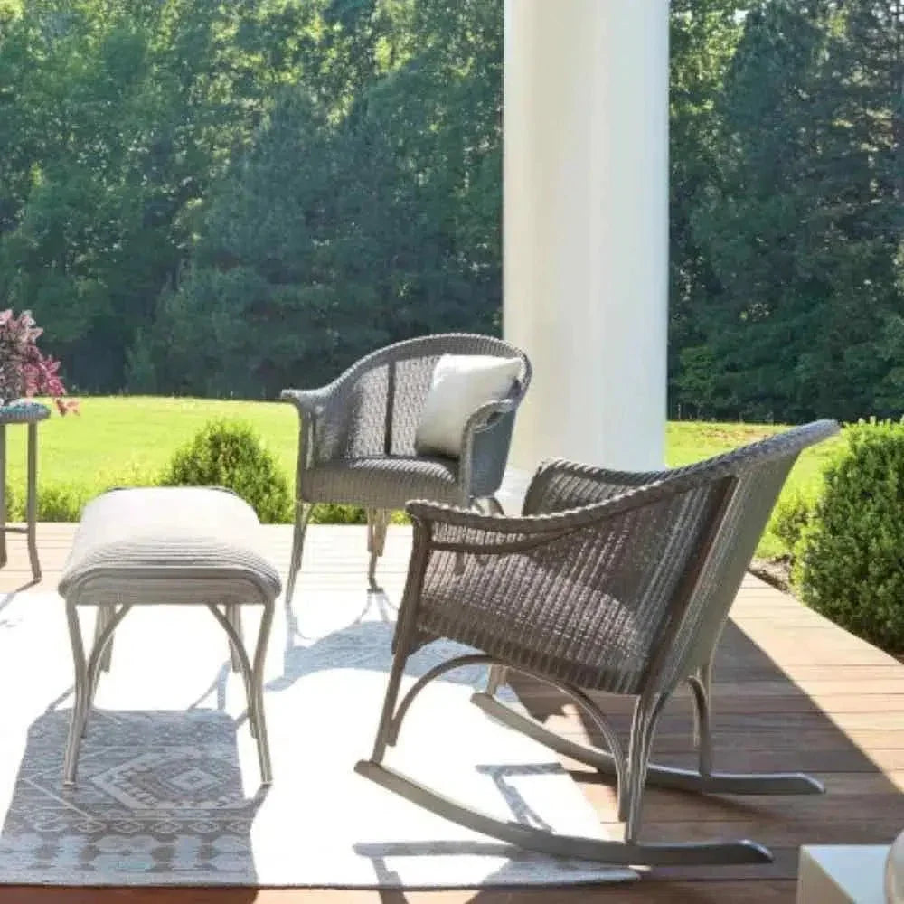 All Seasons Patio Lounge Rocker Padded Seat