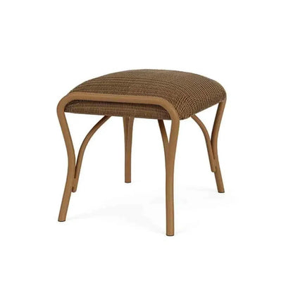 All Seasons Patio Ottoman Bench Padded Seat Outdoor