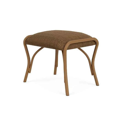 All Seasons Patio Ottoman Bench Padded Seat Outdoor