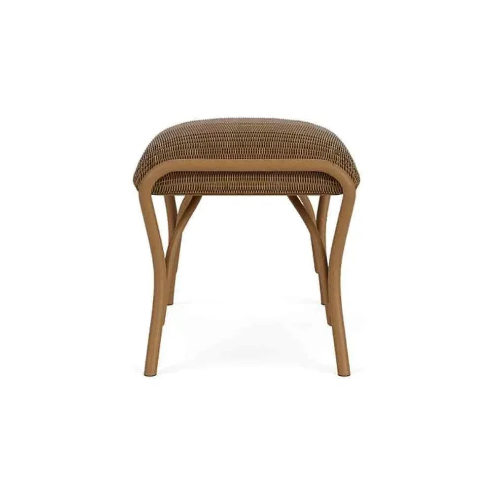 All Seasons Patio Ottoman Bench Padded Seat Outdoor
