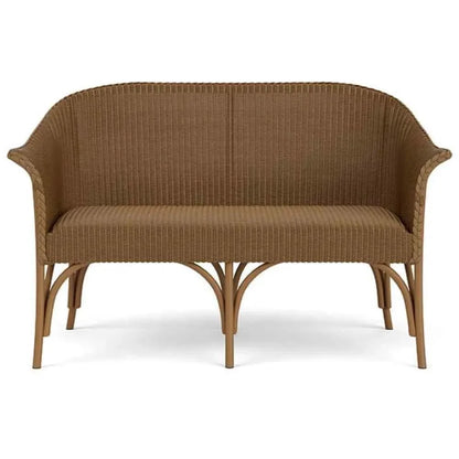 All Seasons Settee Padded Seat Wicker Outdoor Furniture