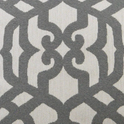 Allure Grey Grey Throw Pillow With Insert