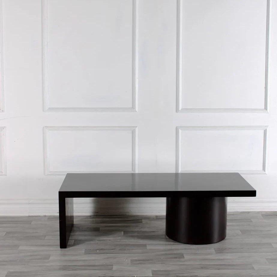 Alpert Wooden Black Coffee Table