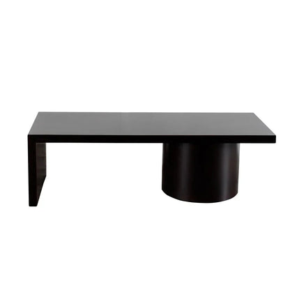 Alpert Wooden Black Coffee Table