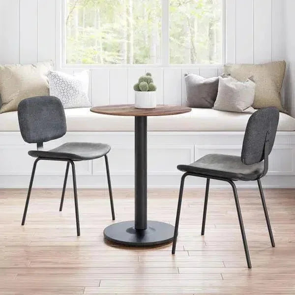 Alto Bistro Table Brown & Black Made Steel