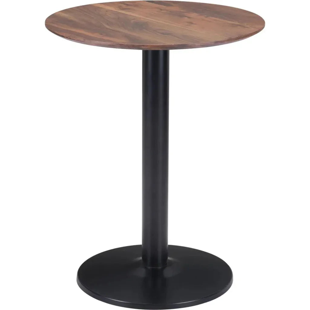 Alto Bistro Table Brown & Black Made Steel