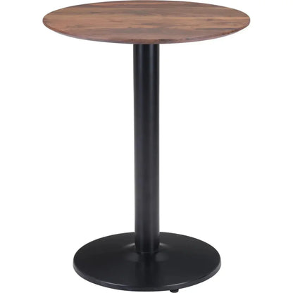 Alto Bistro Table Brown & Black Made Steel