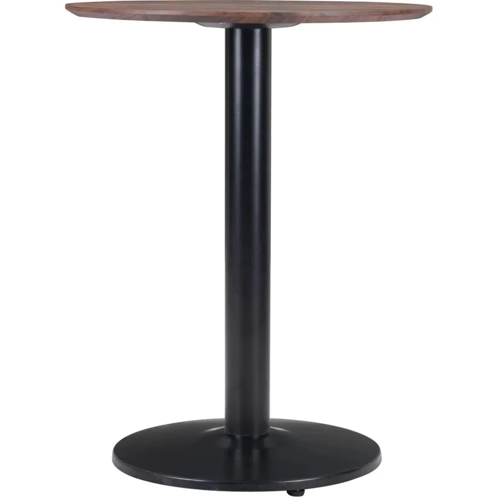 Alto Bistro Table Brown & Black Made Steel