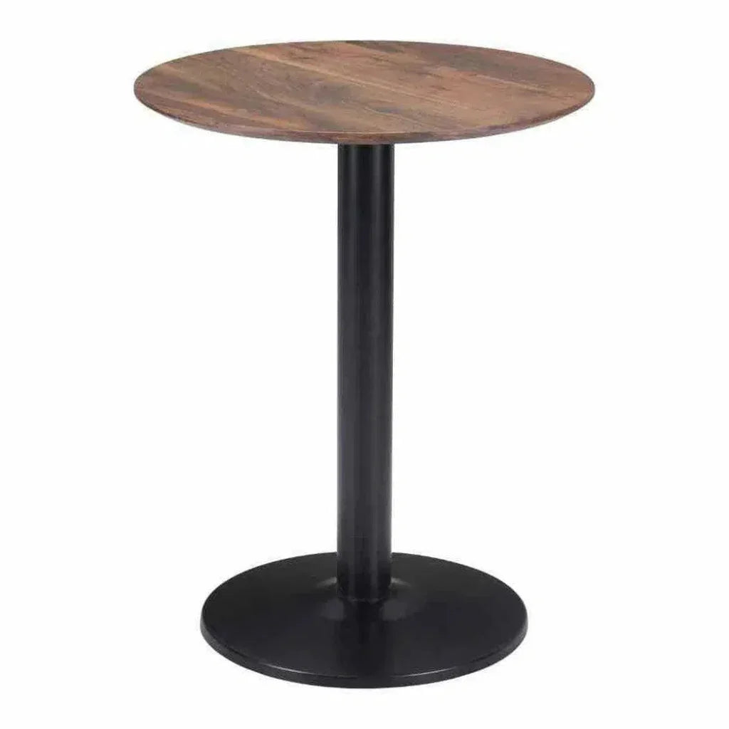 Alto Bistro Table Brown & Black Made Steel
