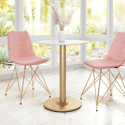 Alto Bistro Table White & Gold