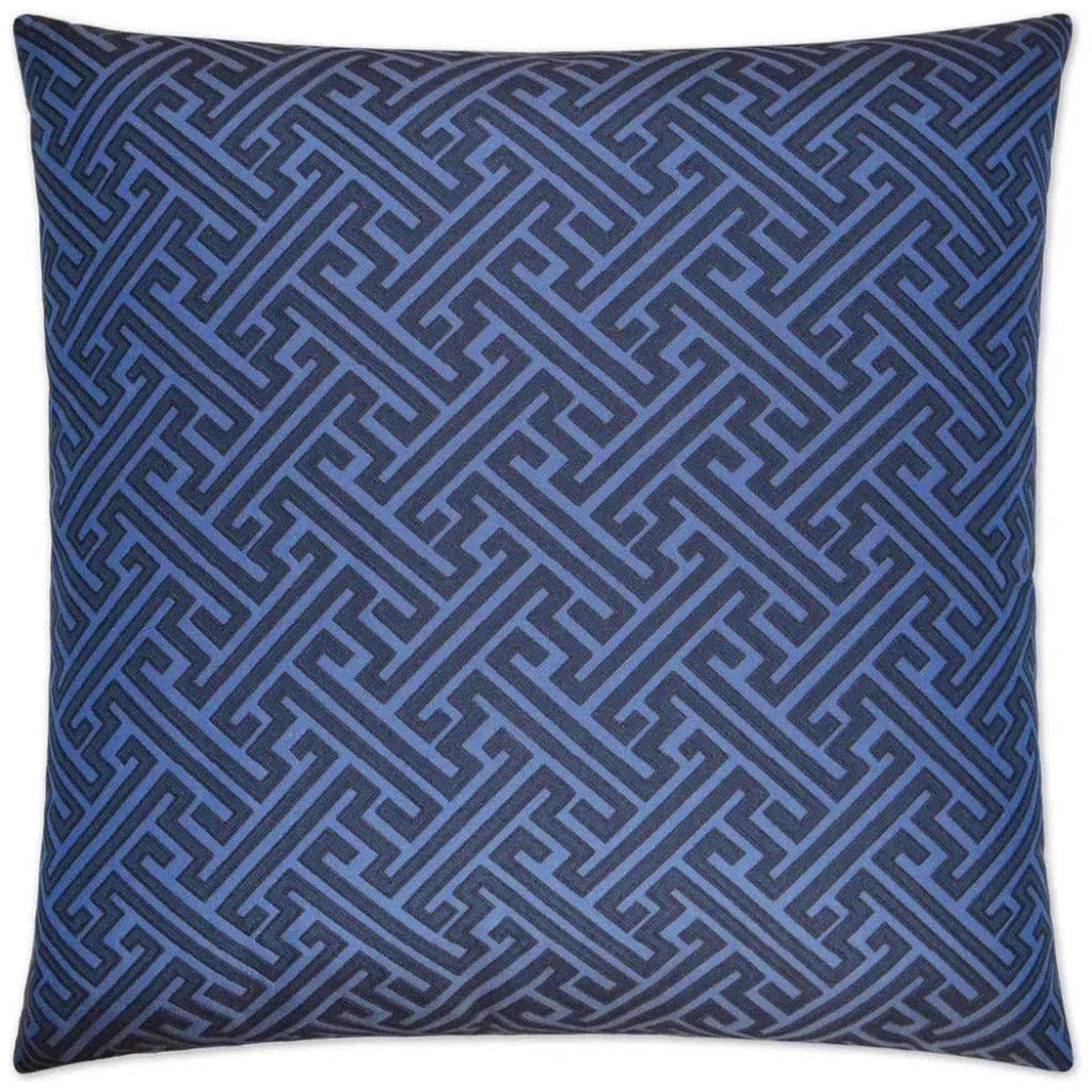 Amazed Blue Throw Pillow With Insert