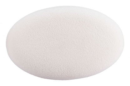 Amber Cream Fabric Ottoman