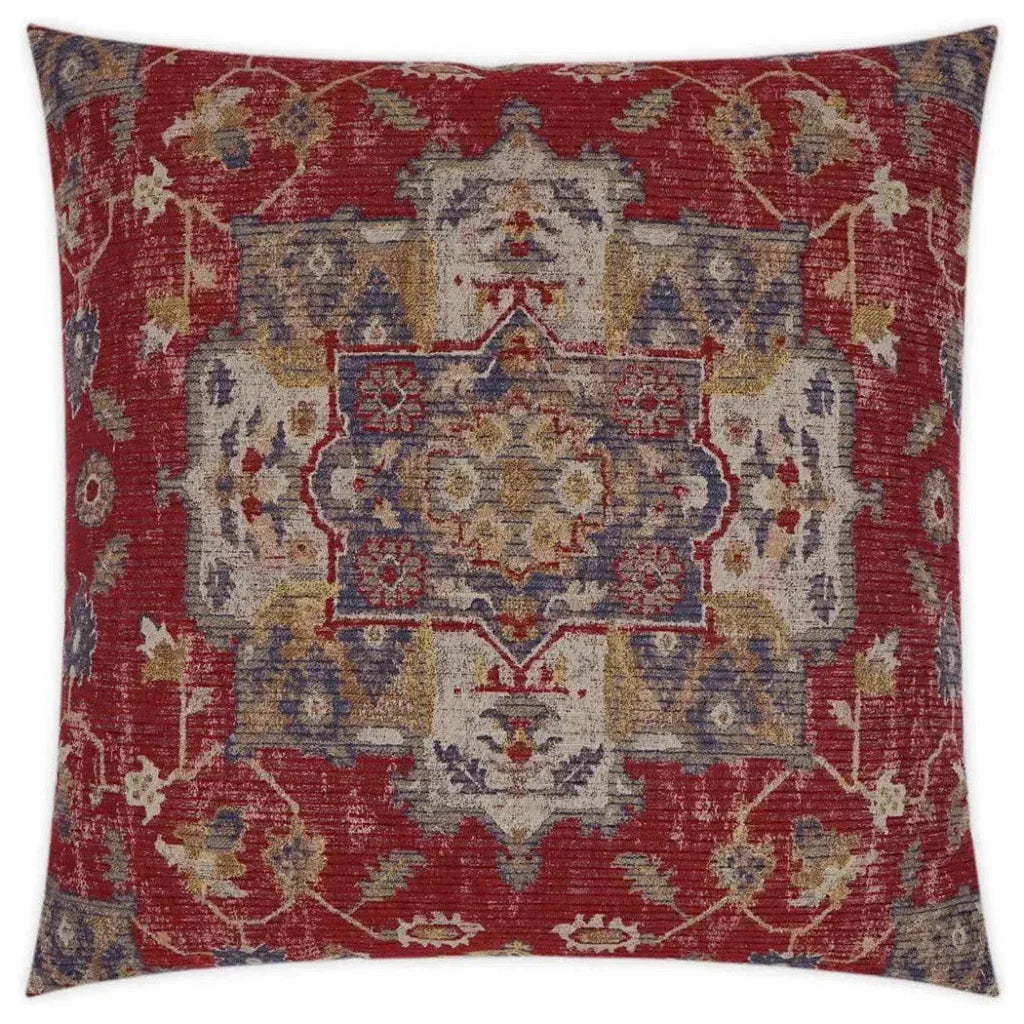 Amici Cinnabar Global Red Large Throw Pillow Insert