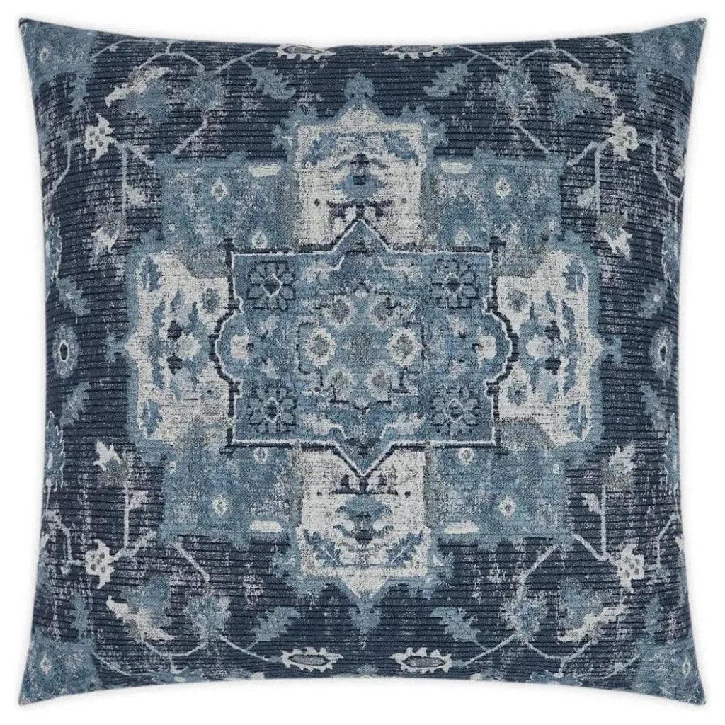 Amici Indigo Slate Blue Large Throw Pillow Insert