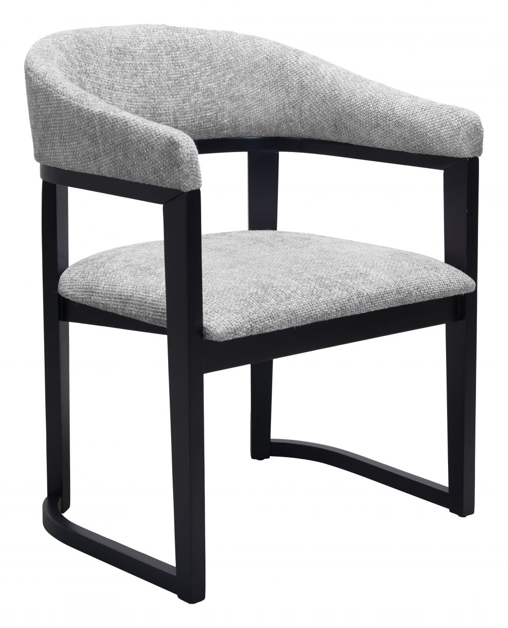 Anasa Grey Fabric Dining Chair