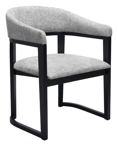 Anasa Grey Fabric Dining Chair