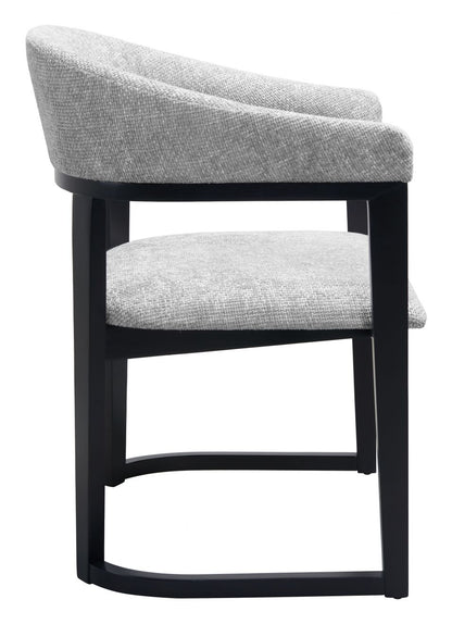 Anasa Grey Fabric Dining Chair