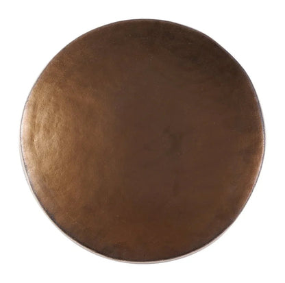 Ancaris Ring Handcrafted Ceramic Patio Accent Table