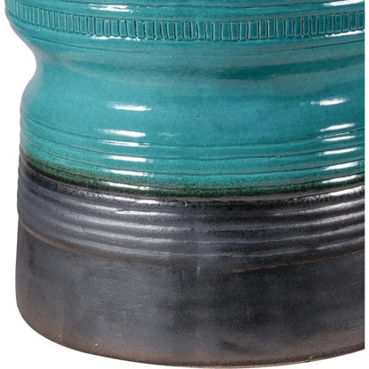 Ancaris Handmade Ceramic Patio Stool