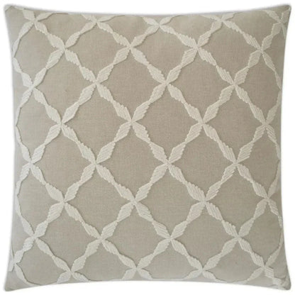 Andalus Brown Throw Pillow With Insert