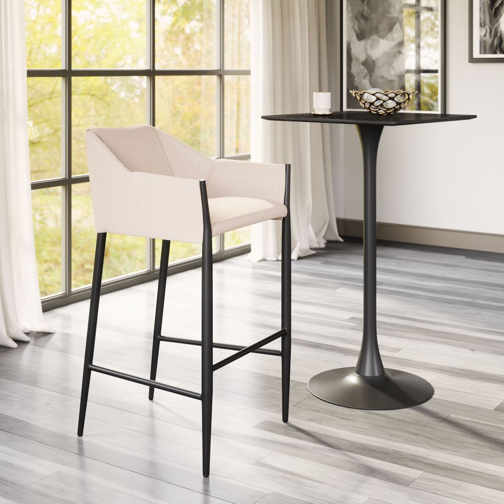 Andover Soft Fabric Barstool