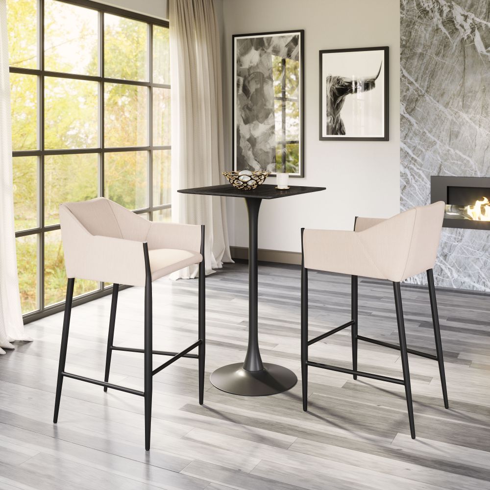 Andover Soft Fabric Barstool