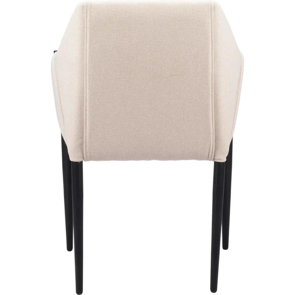 Andover Steel Frame Dining Arm Chair 2PC