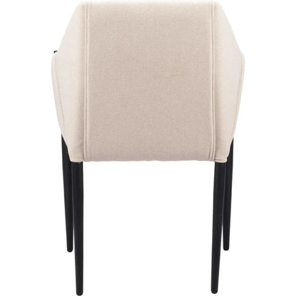 Andover Steel Frame Dining Arm Chair 2PC