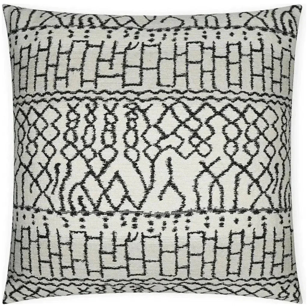 Andreozzi Tuxedo Global Black Large Throw Pillow Insert