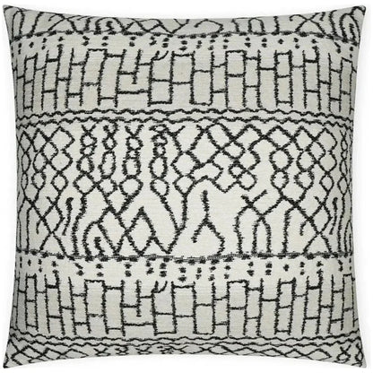 Andreozzi Tuxedo Global Black Large Throw Pillow Insert