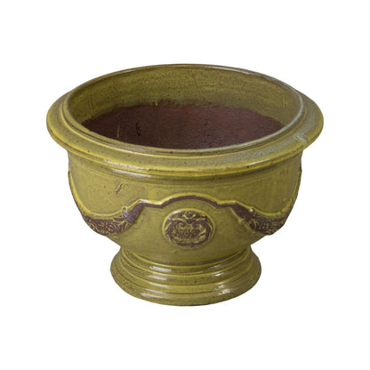 Anduze French Yellow Ceramic Outdoor Planter