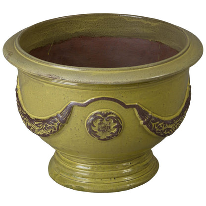 Anduze French Yellow Ceramic Outdoor Planter