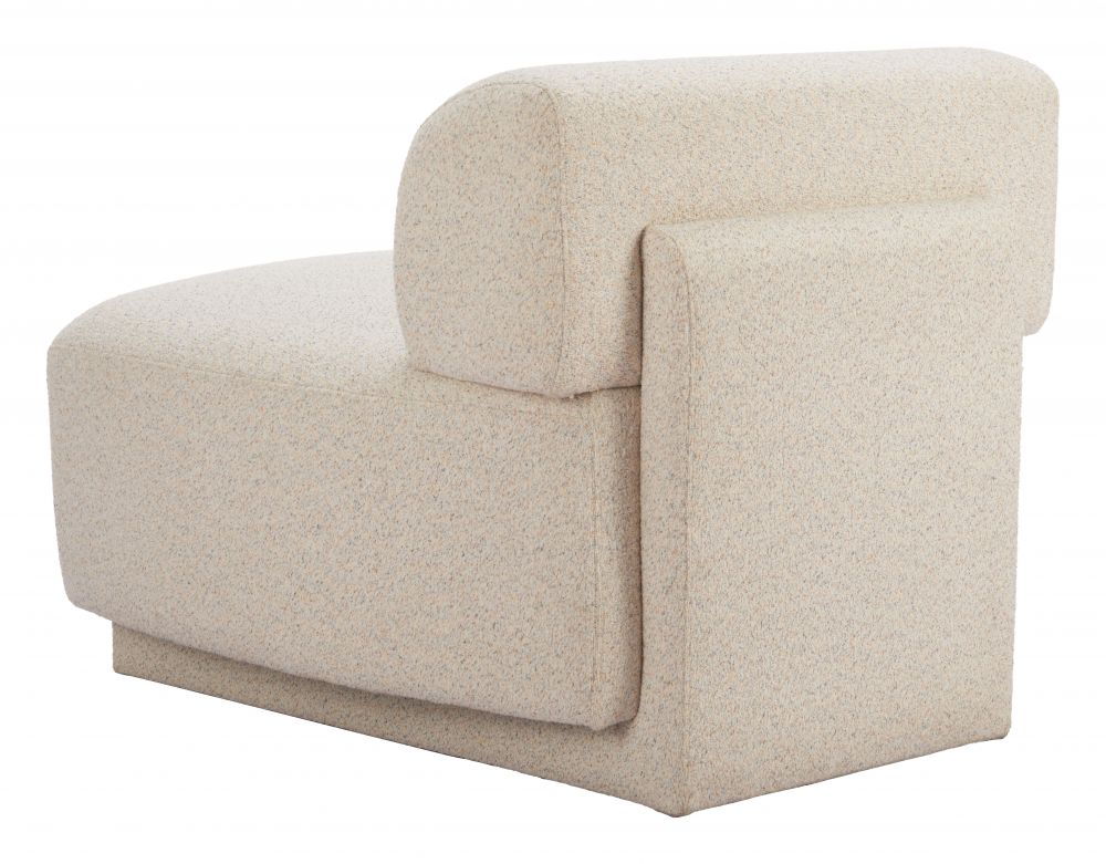 Anese Textured Fabric Club Chair