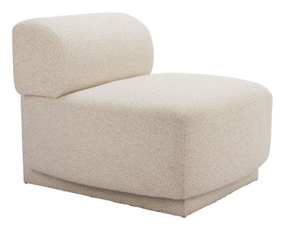 Anese Textured Fabric Club Chair
