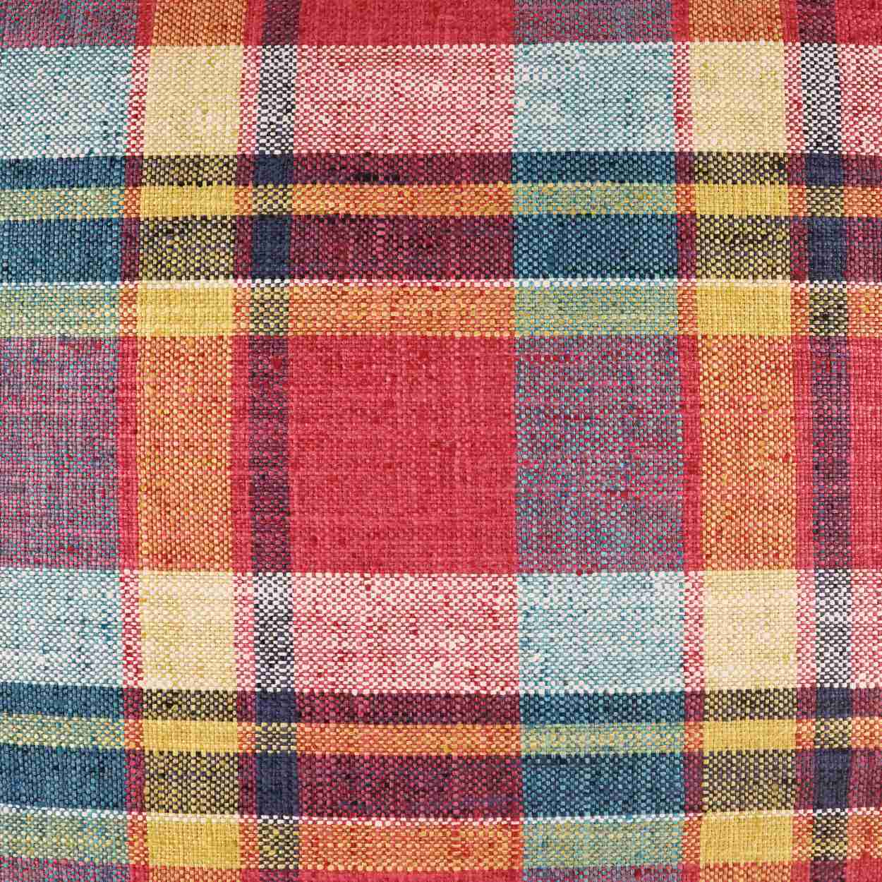 Ansel Red Throw Pillow