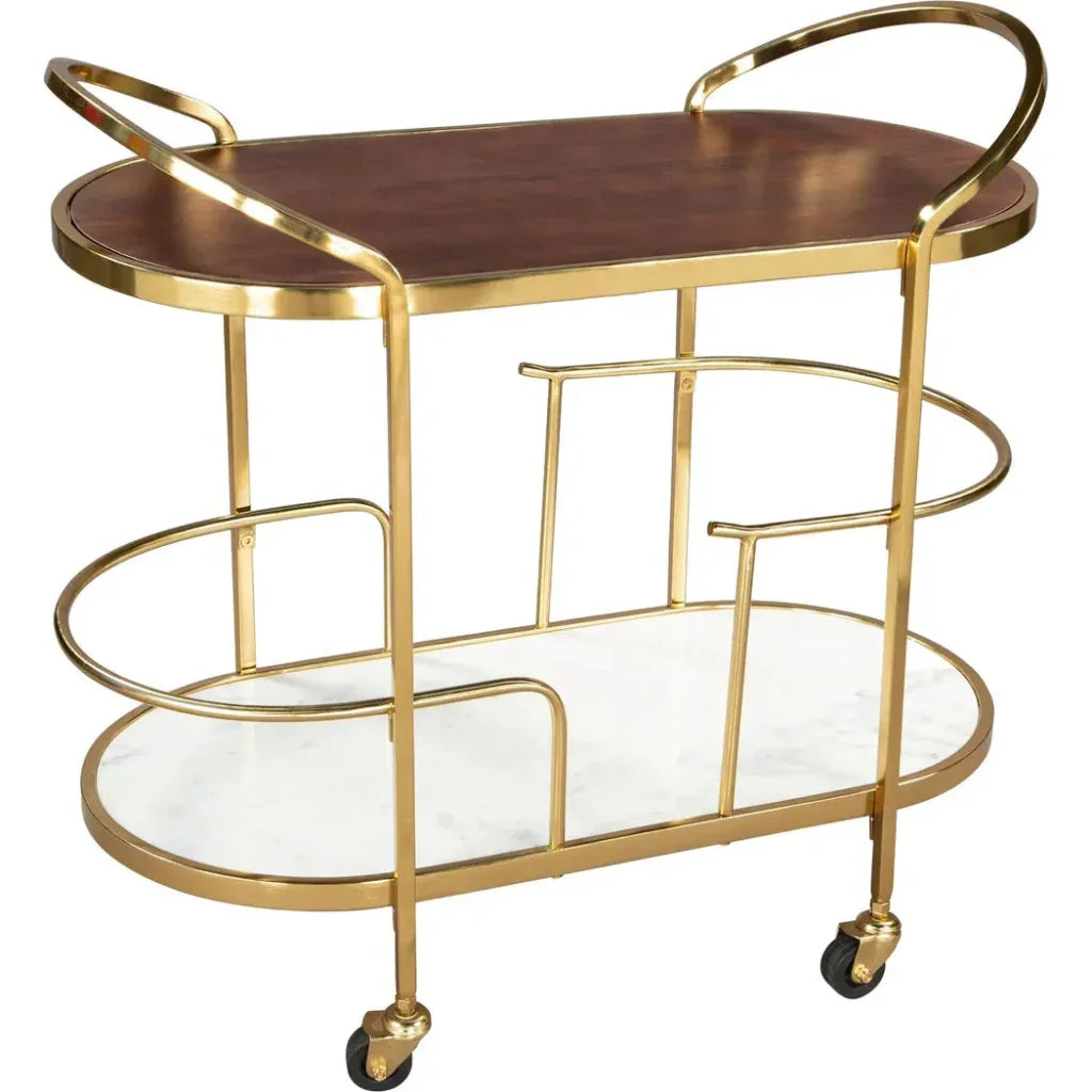 Antalya Golden Bar Cart