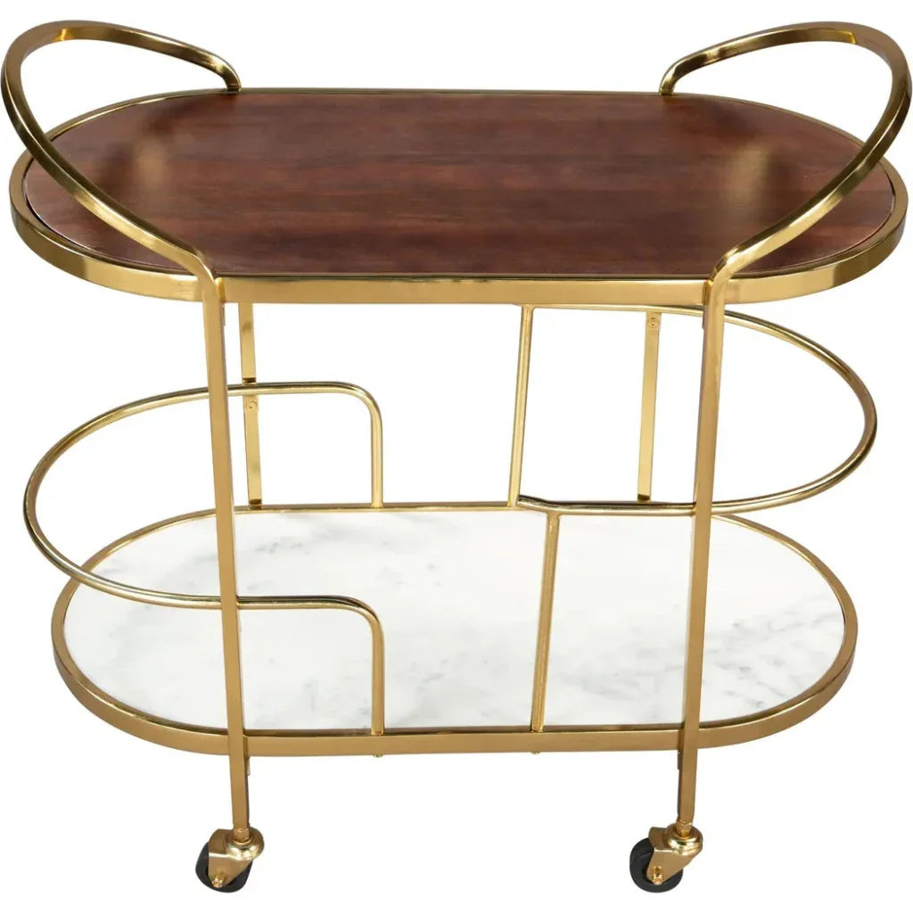 Antalya Golden Bar Cart