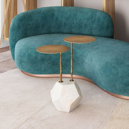 Anten Marble Base Nesting Side Table