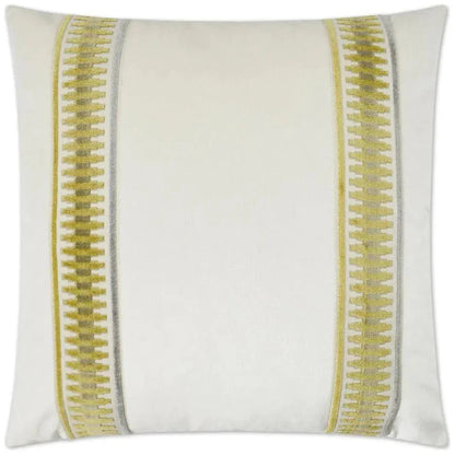 Antibes Yellow Throw Pillow With Insert