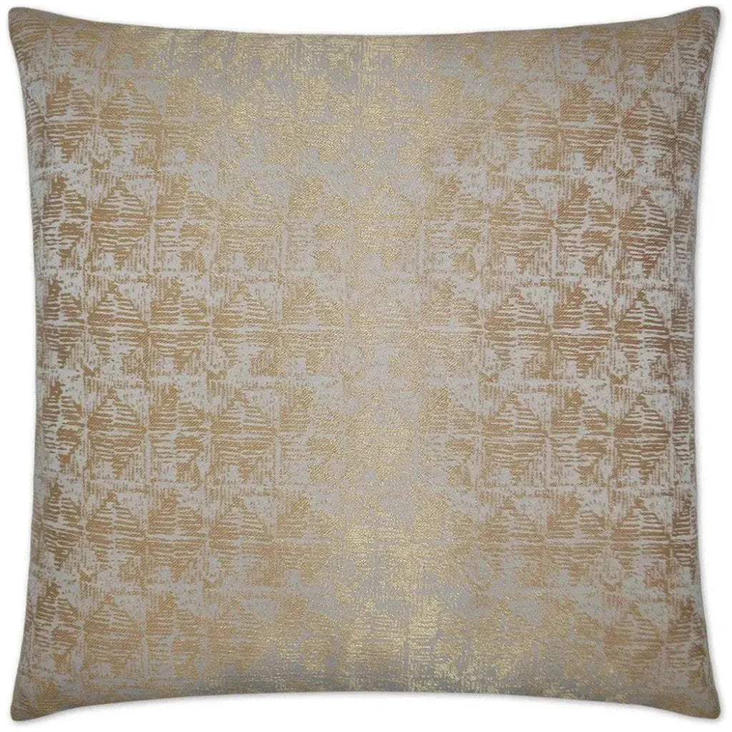 Anton Gold Throw Pillow With Insert