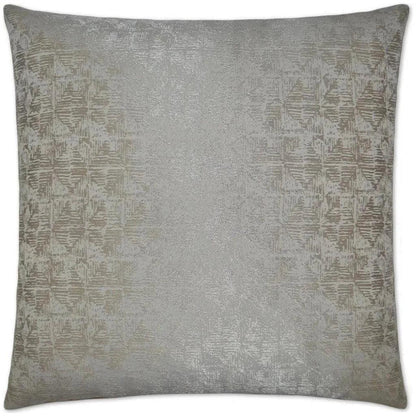 Anton Silver Throw Pillow With Insert