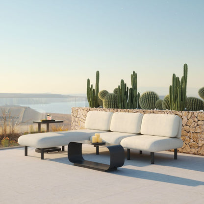 Aperto Olefin Fabric Outdoor Chaise